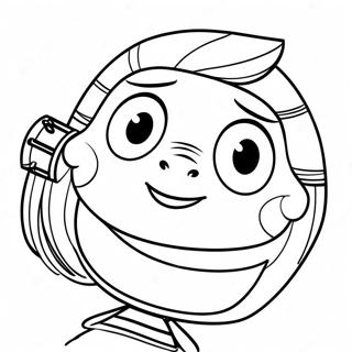 Vanellope Von Schweetz Racing Coloring Page 36585-30494