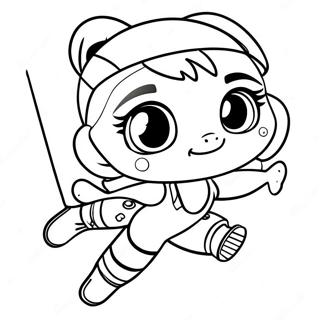 Vanellope Von Schweetz Racing Coloring Page 36585-30495