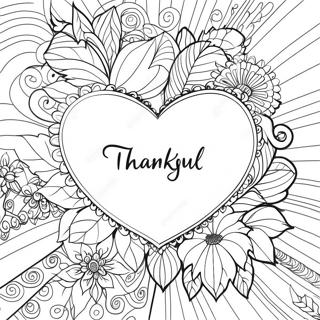 Thankful Heart Coloring Page 3660-2976