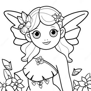 Magical Fairy With Sparkling Wings Coloring Page 36615-30520