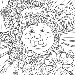 I Am Happy Coloring Page 36665-30608