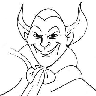 Mischievous Villain Coloring Page 36685-30566