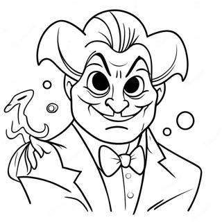 Mischievous Villain Coloring Page 36685-30568