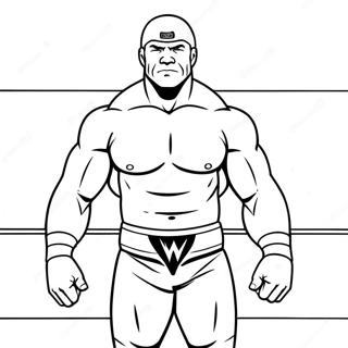 Thick Lined Wwe Coloring Page 36704-30584