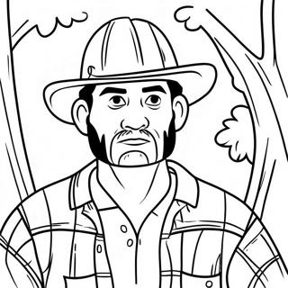 Lumberjack Coloring Page 36725-30590