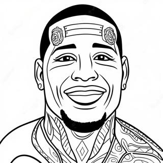 Jey Uso Coloring Page 36735-30603