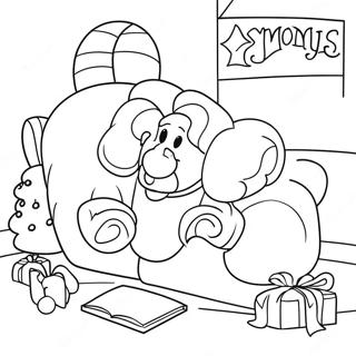 Twas The Night Before Christmas Coloring Pages