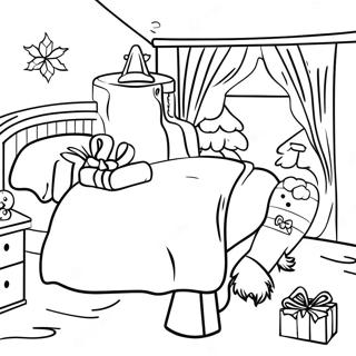 Twas The Night Before Christmas Coloring Page 36745-30618