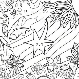 Vibrant Jamaica Flag Coloring Page 36756-30615