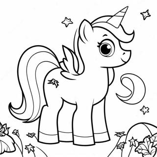 My Little Pony Halloween Coloring Page 36765-30628