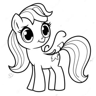 Spooky My Little Pony Characters Coloring Page 36766-30637