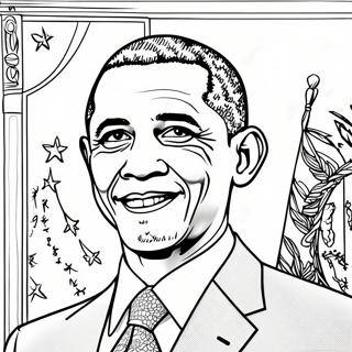 Barack Obama Coloring Page 36775-30632