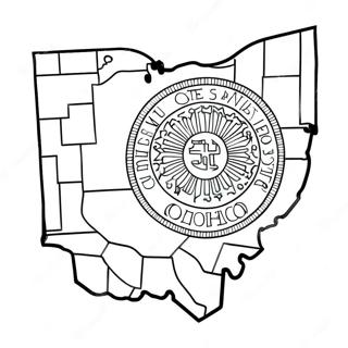 Ohio State Outline Coloring Page 36795-30646