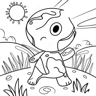 Earth Day Celebration Coloring Page 3679-2987