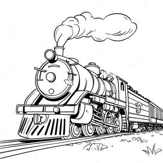 Wilson The Train Chugging Coloring Page 36816-30666