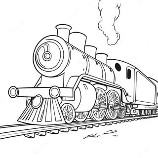 Wilson The Train Chugging Coloring Page 36816-30668