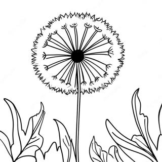 Dandelion Coloring Page 36835-30679