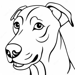 Doberman Coloring Page 36845-30695