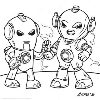 Mitchells Vs The Machines Coloring Page 36855-30700