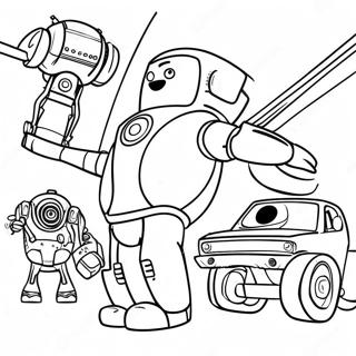 Mitchells Vs The Machines Family Adventure Coloring Page 36856-30711