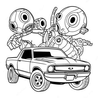 Mitchells Vs The Machines Family Adventure Coloring Page 36856-30712