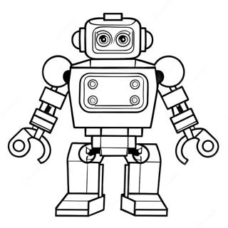 Lego Robot Coloring Pages