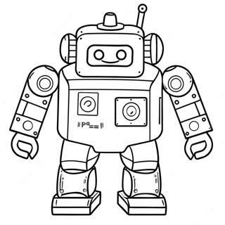 Lego Robot Coloring Page 36925-30751