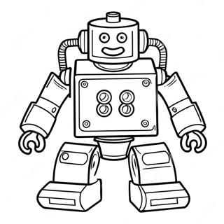 Lego Robot Coloring Page 36925-30752