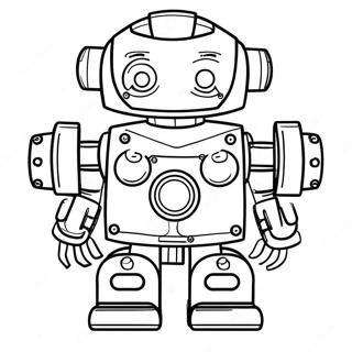 Futuristic Lego Robot Coloring Page 36926-30766