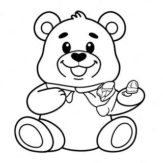 Stoner Care Bear Coloring Pages