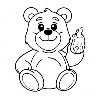 Chill Stoner Care Bear Coloring Page 36936-30762