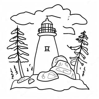 Maine State Outline Coloring Page 36955-30778