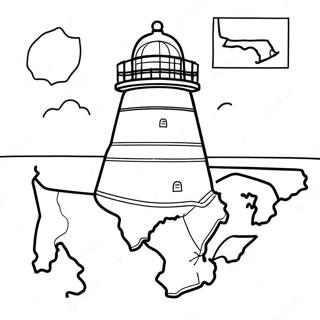 Maine State Outline Coloring Page 36955-30779