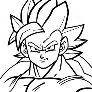 Super Saiyan 4 Goku Coloring Page 36995-30810