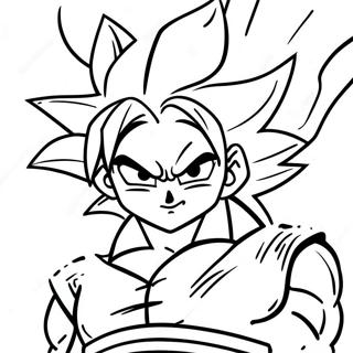 Super Saiyan 4 Goku Coloring Page 36995-30812