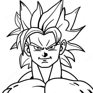 Majestic Super Saiyan 4 Transformation Coloring Page 36996-30817