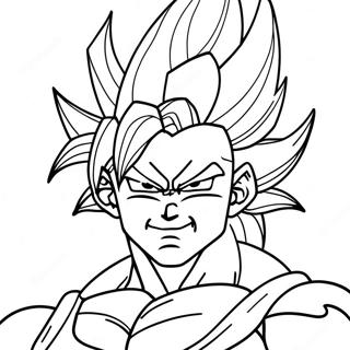 Majestic Super Saiyan 4 Transformation Coloring Page 36996-30819