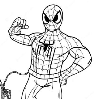 Spiderman Roblox Coloring Page 37015-30827