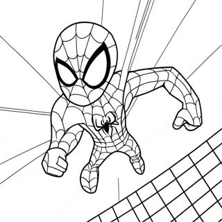 Spiderman Roblox Coloring Page 37015-30828