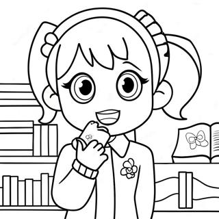 Doki Doki Literature Club Coloring Page 37025-30836