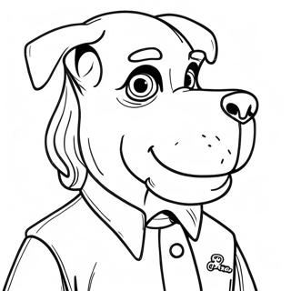 Dog Man Coloring Page 37035-30858