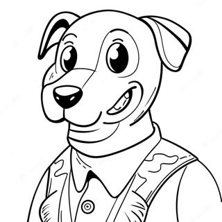 Dog Man Coloring Page 37035-30859