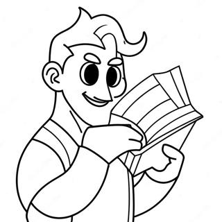 Fortnite Midas Coloring Pages