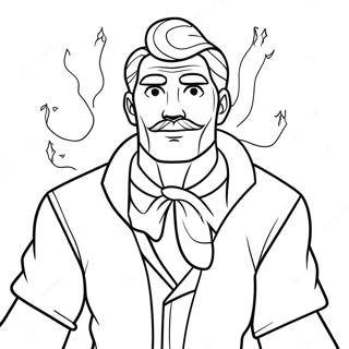 Fortnite Midas Coloring Page 37045-30850