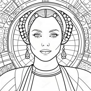 Padme Amidala Coloring Page 37055-30854