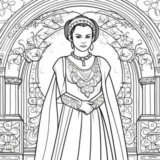 Padme In Royal Attire Coloring Page 37056-30864