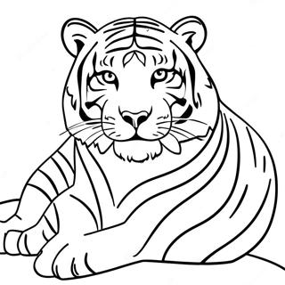 White Tiger Coloring Page 37075-30870