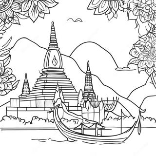 Thailand Coloring Page 37095-30891