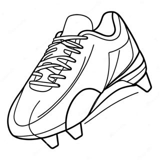 Soccer Shoe Coloring Page 37115-30906