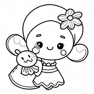 Gingerbread Girl Coloring Page 37135-30928